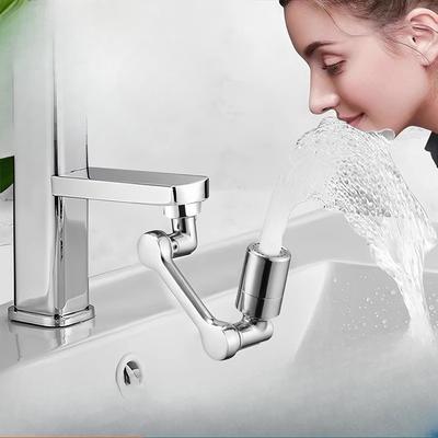 Mechanical Arm Universal Faucet Extender Splash-proof Shampoo and Mouthwash Adapter Kitchen Foldable