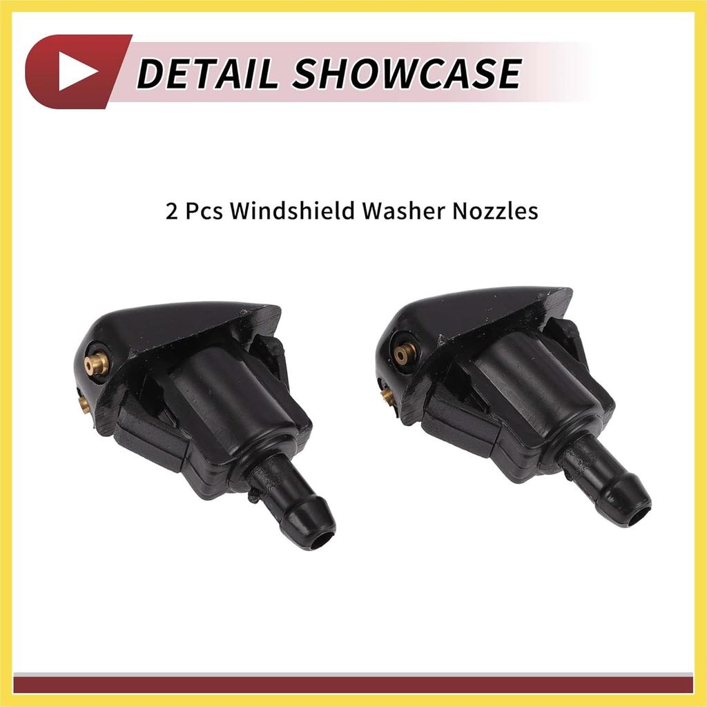 2pcs Windshield Washer Nozzle for Toyota T100 1993-1998 for Lexus LX470 2001-2007 Front Windshield Spray Nozzles Wiper Spray Washer Jet No.8538112060