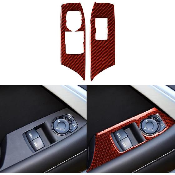 NVCNX Real Premium Carbon Fiber Compatible with Chevy Camaro 2016-2024 2017 2018 2019 2020 2021 2022 2023 Accessories Car Gear Shift Panel Cover