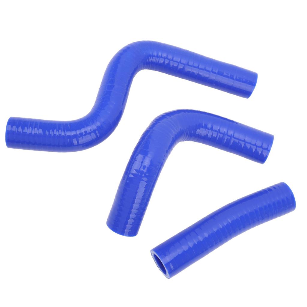 3PCS Silicone Radiator Coolant Hose Pipe Kit Stable Connection Leak Proof Heat Resistant Fit For KX80 KX85 KX100
