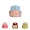 Trendy Dual Color Children's Backpack Stylish Oxford Fabric For Boys And Girls