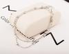 New Fashion Footwear Jewelry Punk Style Gold Two-color Chain Ankle Bracelet Cheap Marketing Bracelet Foot Chain