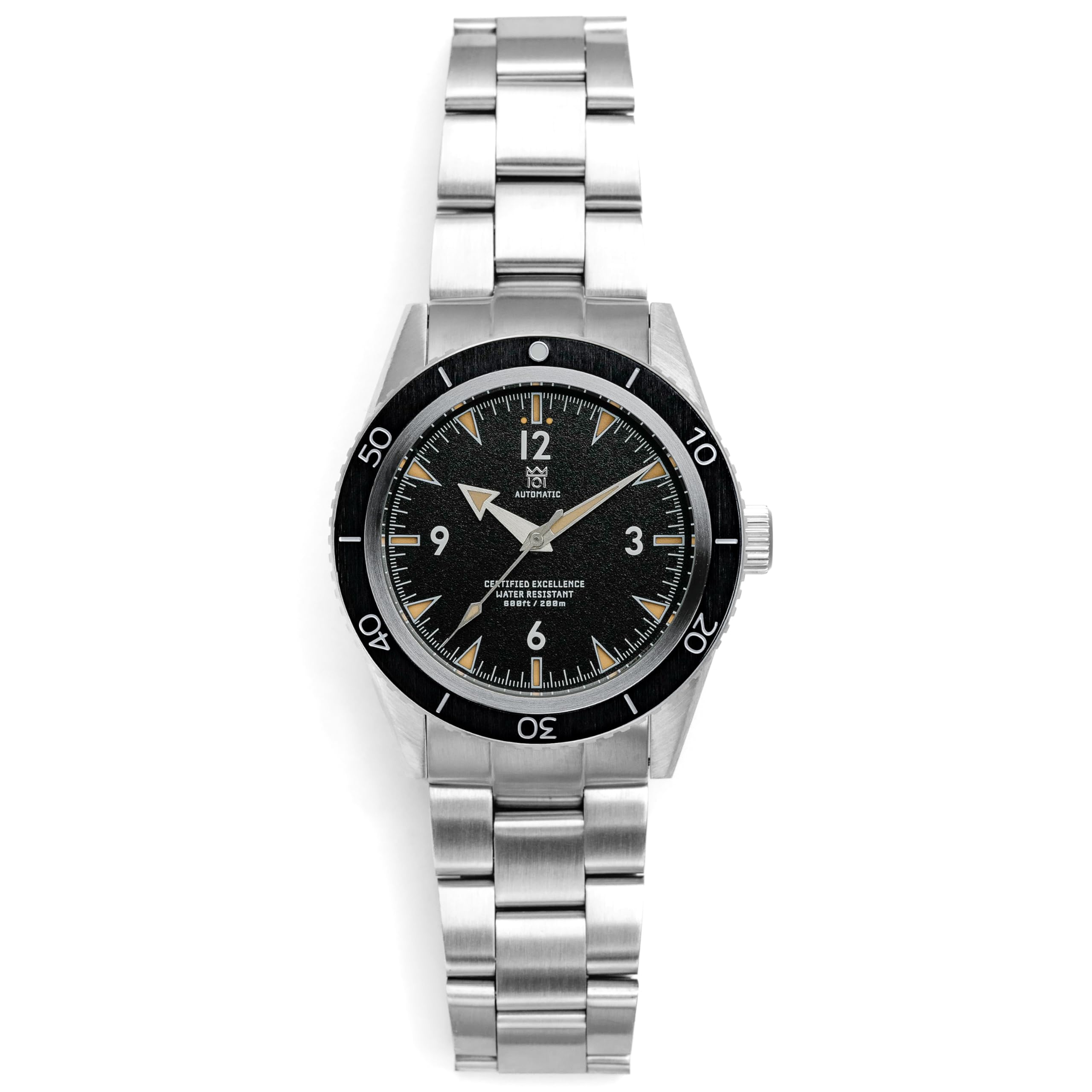 

Hyakuichi 20 ATM Водонепроникний Дайвінгський Без Чорного з Помаранчевими Індексами [HYAKUICHI 101] МОДЕЛЬ.19 Годинник, Механічний, Дата, чорний