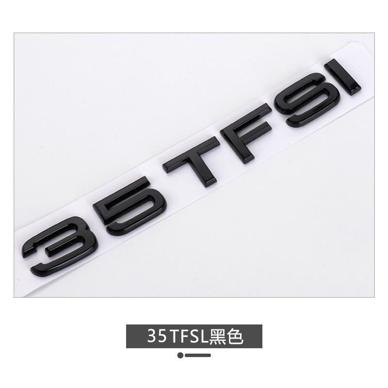 Badge Logo 3D ABS 30 35 40 45 50 55TFSI Lettere Auto Emblema Baule Adesivi Per Audi Q3 Q5 Q7 A5 A6 A7 A8 A1 A2 A3 A4 Accessori