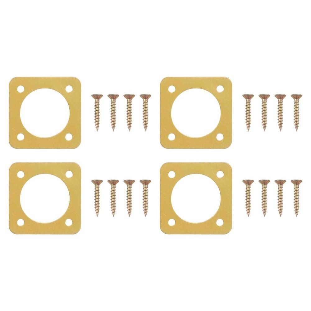 Metal Entrance Plate Birdhouse Protector Rust-resistant Coating