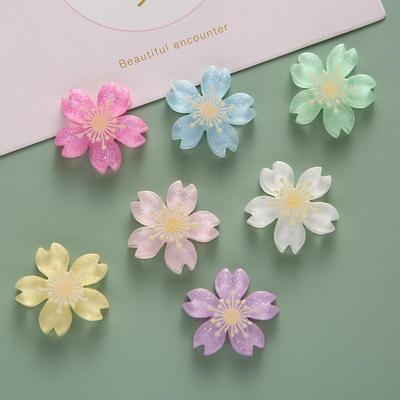 Süße Kirschblüten Harzblume Lesezeichen & Schmuck DIY Material - Handyhülle & Haaraccessoires