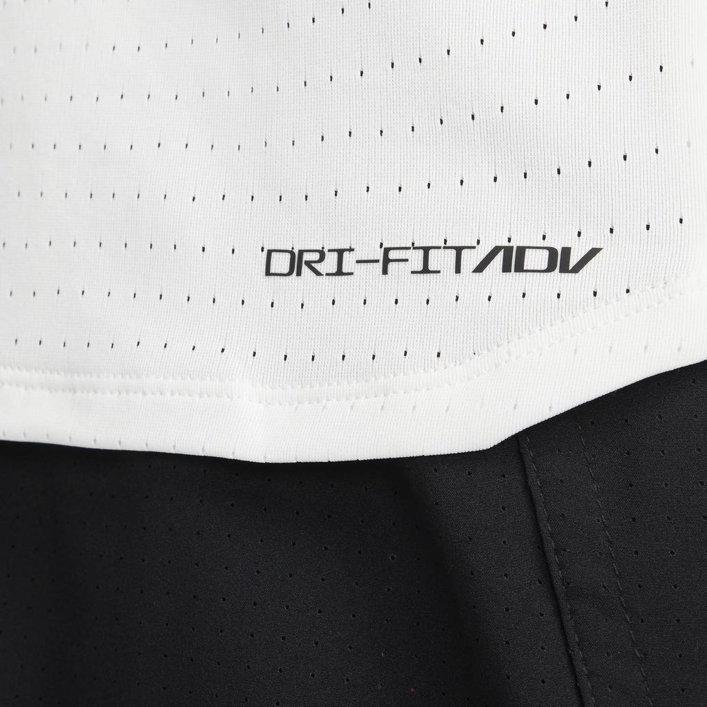 Nike Aeroswift Solid Crew Neck Sleeveless Breathable Tank Men Tops White FN4231-121