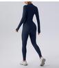 European & American Winter-Style Velvet Brushed Warm Yoga Onesie - Long-Sleeved Fitness Tights for Women