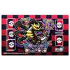 MM DIY Pokemon Play Mat  Halloween Gengar PTCG Game Battle Card Mat Anime Mimikyu Gastly Battle Mat