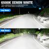 2Pcs H7 LED Powerful Headlight Bulbs Mini Wireless 100W 25000LM 6500K CSP for Car Headlamp Auto Diode Lamps H7 Turbo Led Automobile Play&Plug 12V