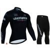 Mens Long Sleeve Cycling Jersey Set Quick Dry Mountain Bike Road Apparel Outdoor Sport Wear