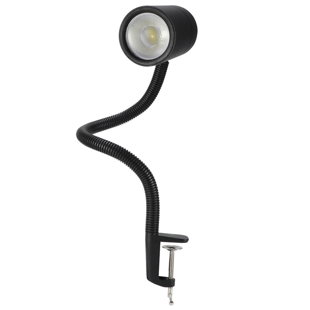 Luz de Trabajo para Máquina Impermeable de 18W con 18 Chips LED Ajustable con Abrazadera Fija