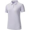 Outdoor Series Breathable Lightweight Fashion Short Sleeve Polo Shirt Women Tops Lilac-Purple SA1250SP61T-PP094