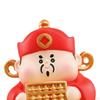 Chinese Wealth Deity Figurine for Abundant Home Blessings