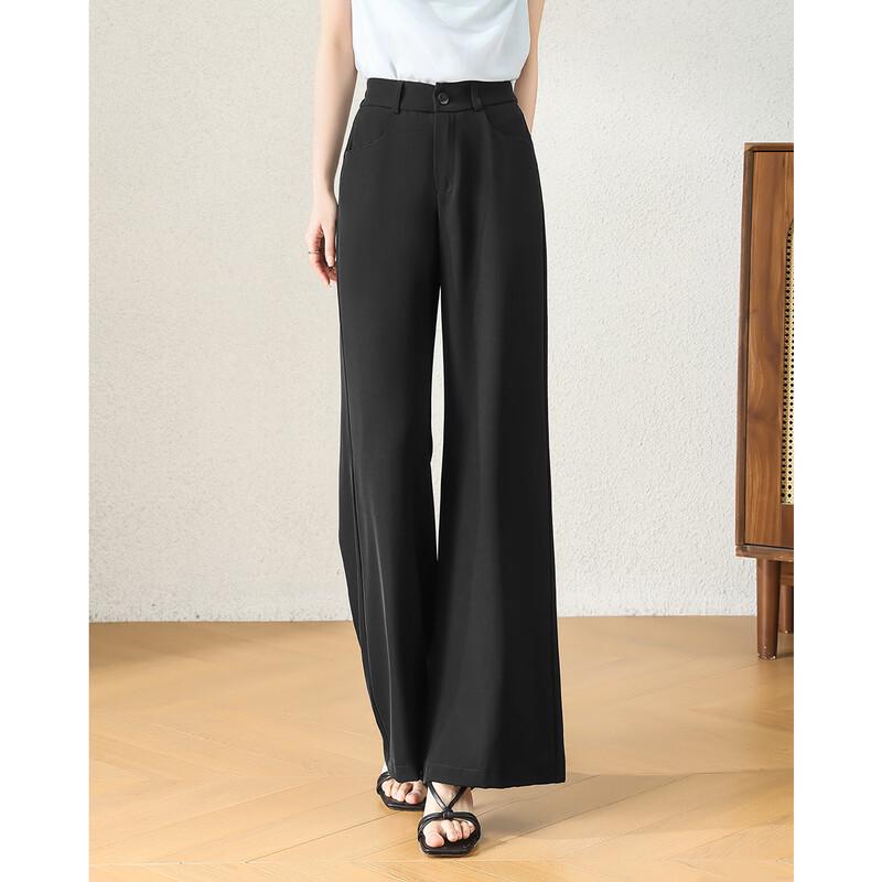 TERRE BLEUE Women's Flared Casual Suit Pants