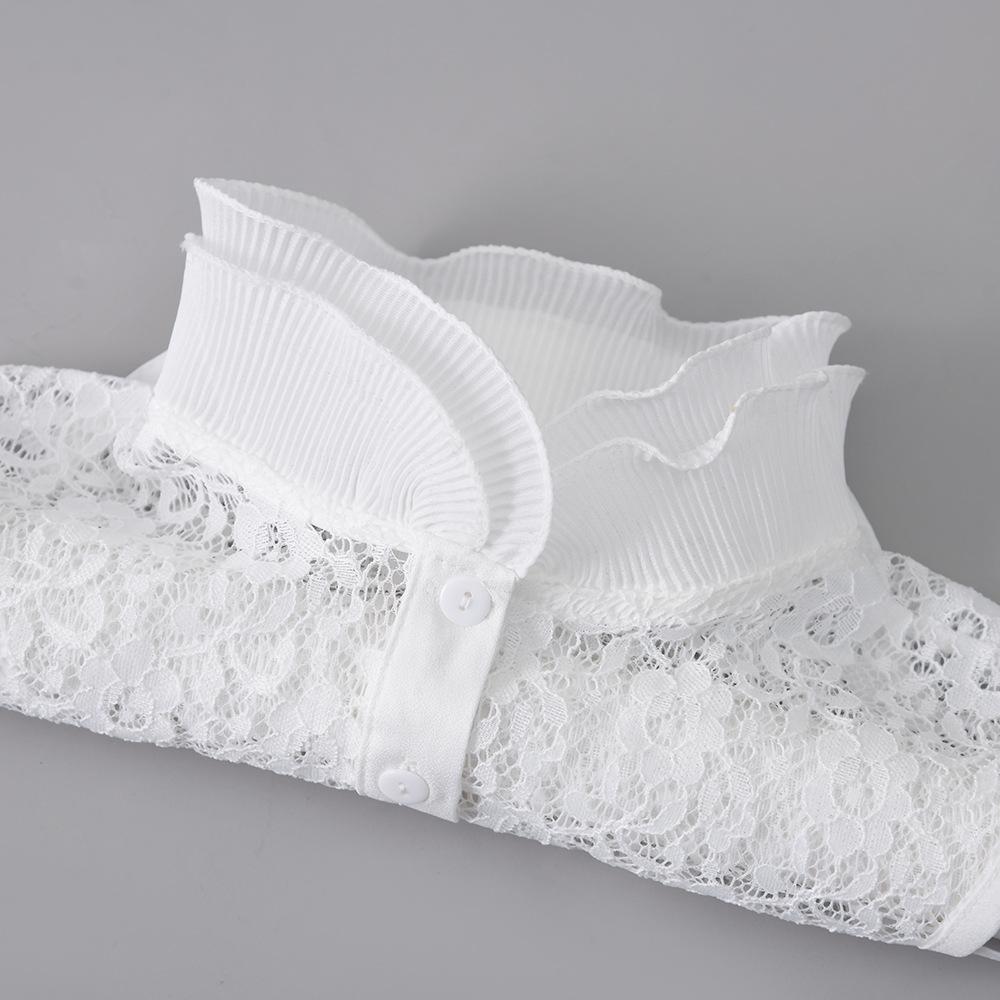 Mesh Edge Fake Collar Versatile Fake Collar Lace Fake Collar Women'S With Sweater Shirt Collar