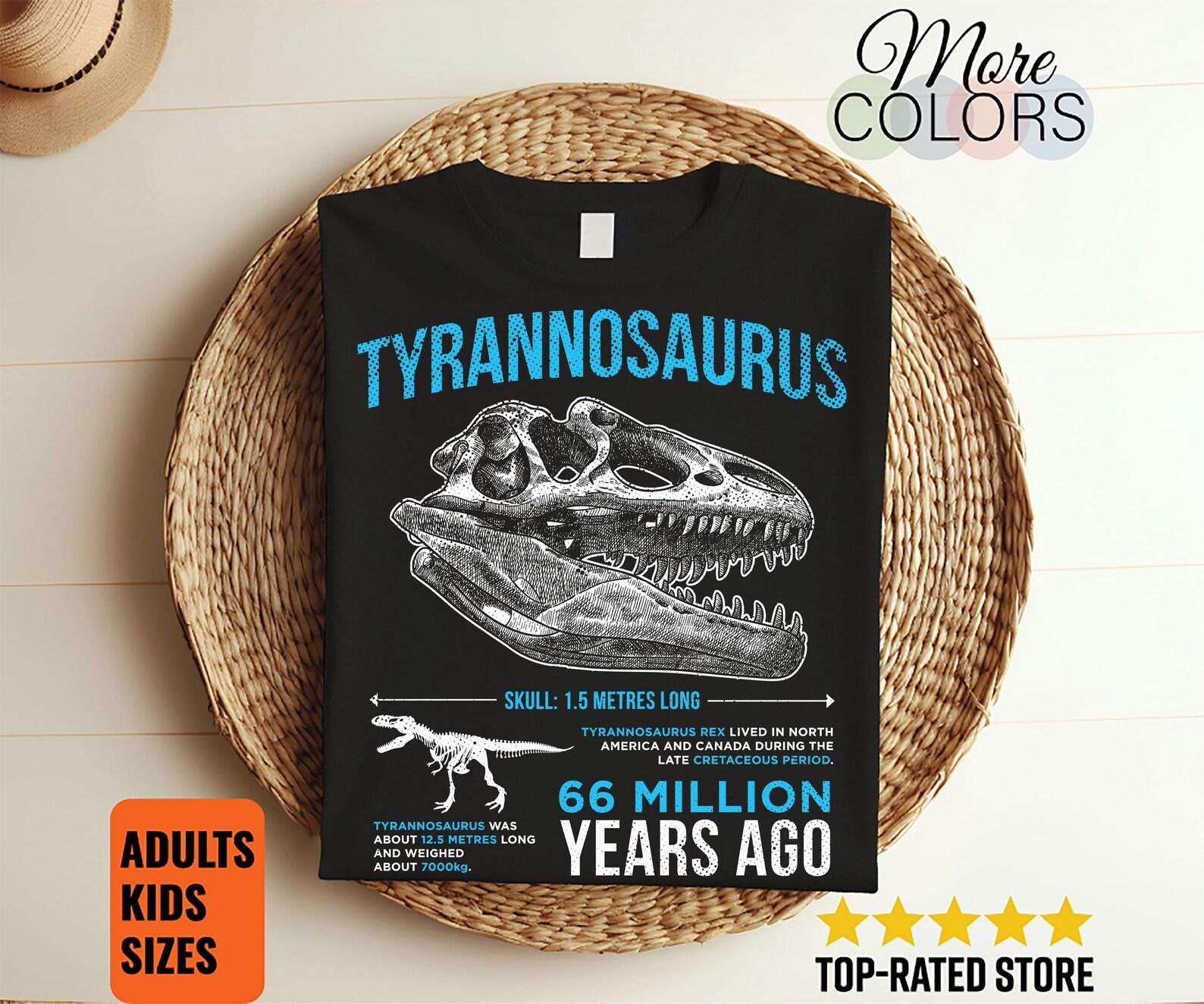 Dinosaurs Educational, Visit Trip Museum, Future Paleontologist Paleontology Dino Lover Gifts T-Shirt, Skeleton T-Rex, Skull Prehistoric, 110
