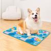 Dog Cooling Mat Summer Cat Cooling Mat Pet Ice Silk Mat Blanket Sofa Breathable Heat-relief Large Dog Pet Mat Foldable