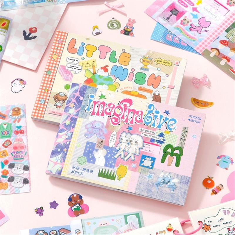 Cartoon Sticker Scrapbooking Sticker Journal Sticker for Water Bottle Notebook Planner Luggage Kids Motivational Sticker