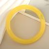 Fashionable Candy Color Acrylic Resin Chunky Bangles for Women Goth Geometric Charm Hand Bracelets Couple Jewelry