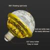Aautomatic E27 Rotating Colorful Stage Effect LED Lamp Bulb Bedroom Romantic Flirt Atmosphere Light KTV DJ Home Dance Party