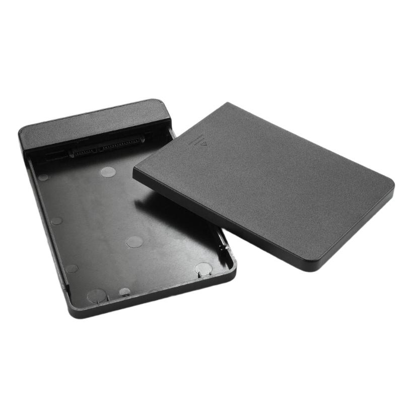 Plastic External Hard Disk Housing Quick Setups Design Efficient Heat Dissipation Shockproof 2.5" Storage Solution