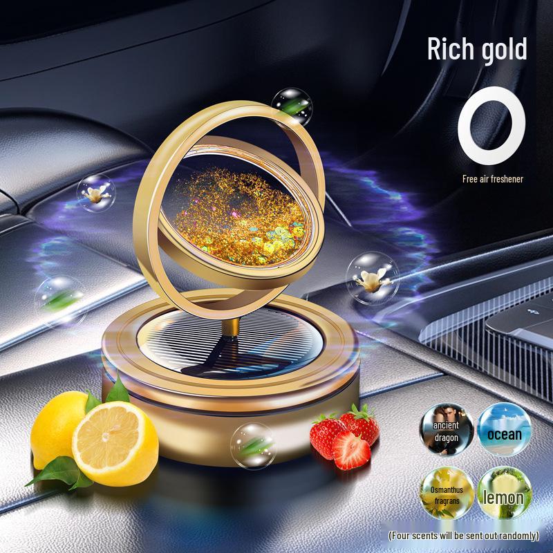 Solar Quicksand Dual-Use Car Air Freshener Ornament