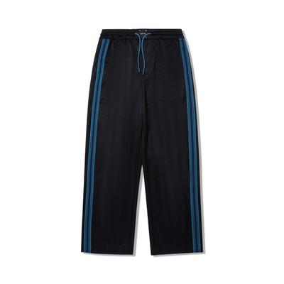 Li Ning X Insulaire Striped Fashion Simple Versatile Mid-Waist Tied Straight Casual Pants Men Bottoms AKLVA85-3
