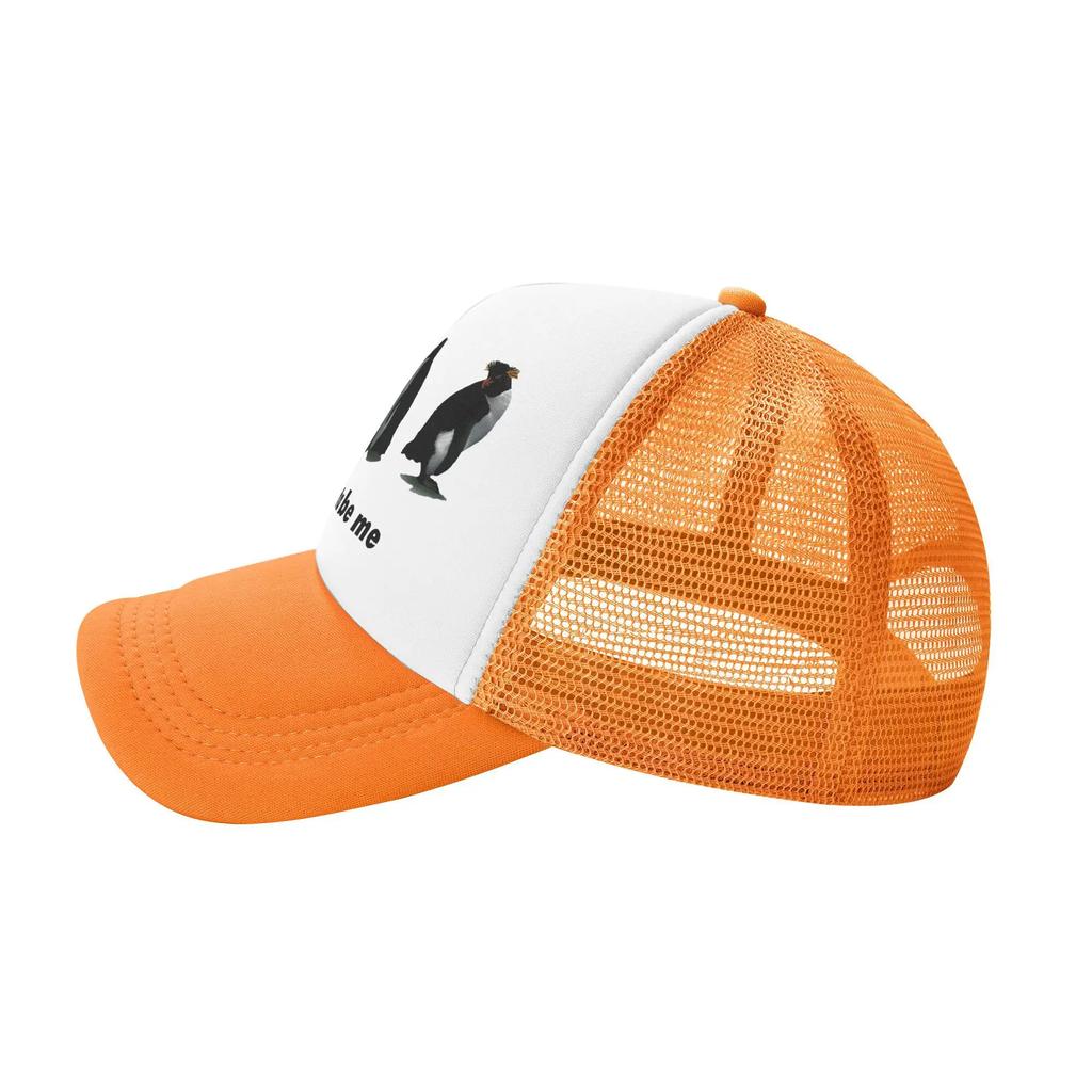 I Just Gotta Be Me Funny Penguin Snapback Hat For Men Women Summer Cooling Mesh Side Sun Hats Caps For Casual Headwear