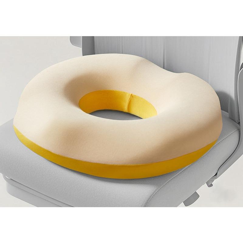 Подушка сиденья с эффектом памяти для офисного кресла и автомобиля - Ортопедический комфорт для копчика, облегчение боли в спине, поддержка при длительном сидении 40*37