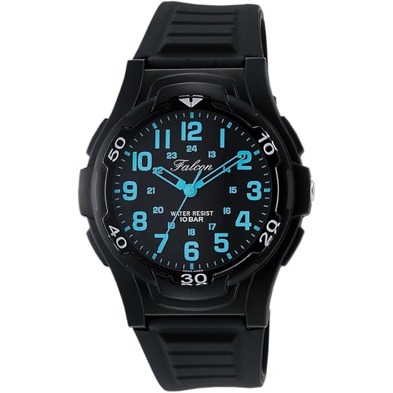 

[Citizen Q&Q] watch analog waterproof urethane belt VP84-852 men s black blue