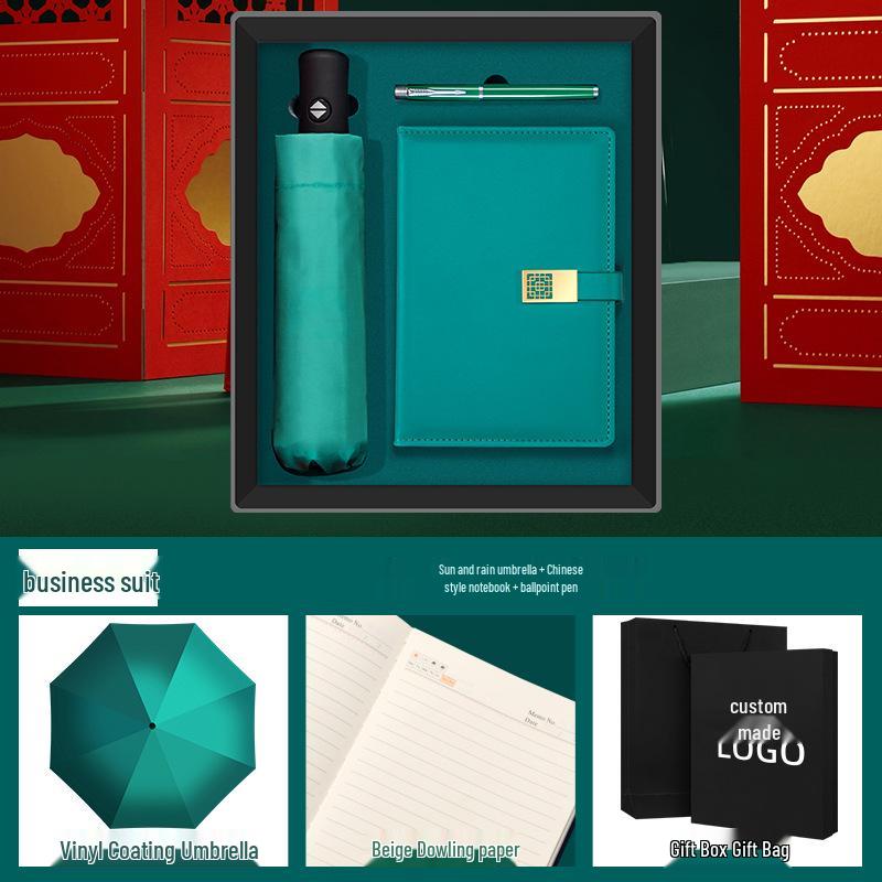 Customized Business Gift Set: Thermos Mug & Notebook for Opening Ceremonies - Creative & Practical Souvenir