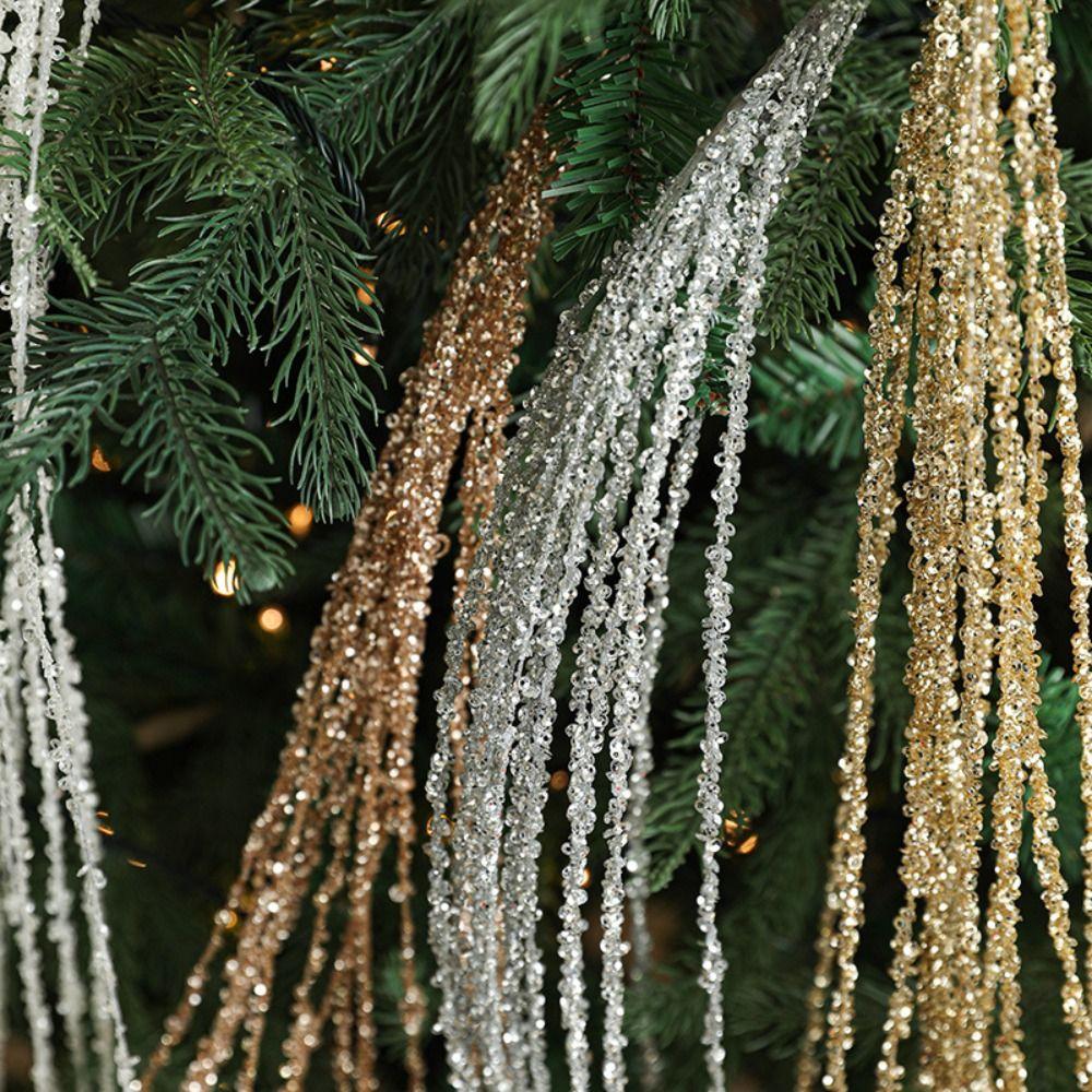 Handmade Simulated Christmas Branches Sequins Christmas Tree Decorations  Home Decoration