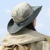 Outdoor Sunscreen Bucket Hat Women's Camping Basin Hat Breathable Summer Thin Quick-drying Mountaineering Hat Cycling Sun Hat Men