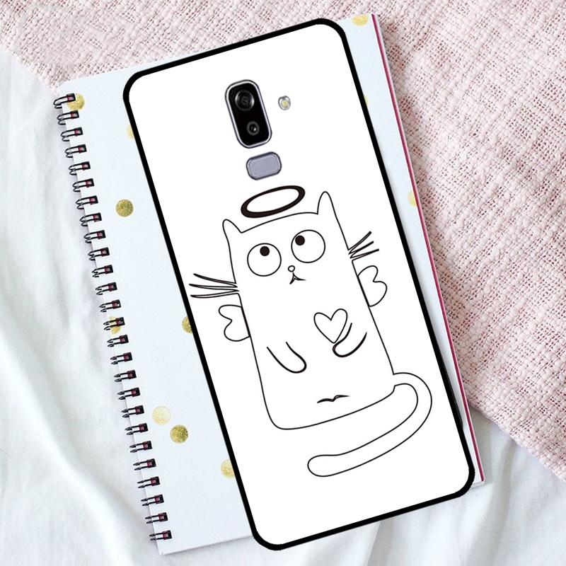 Lustige Süße Katze Linienkunst Hülle Für Samsung Galaxy M16 M32 M52 M14 M54 M13 M33 M53 M56 M36 M31 M11 M12 M35 M55 M15 M06