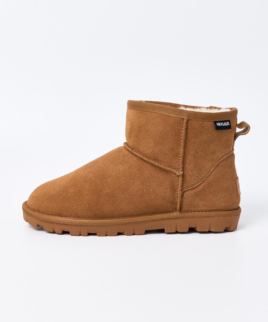 Mogaus Leather Fur Genuine Cowhide Short Boots 5 Colors (Men & Women Sizes)