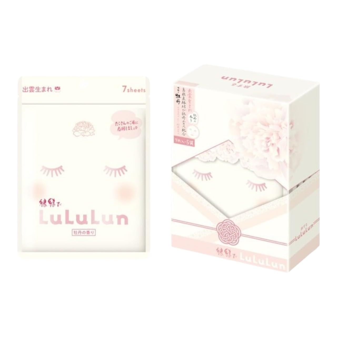 

Izumo Лимитированная Серия Премиум Маска для Лица Lululun Знакомства Lululun Аромат Пиона 7 листов x 5 упаковок