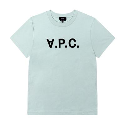 Apesse Cohbm M26384 Kll Vert Deau Vert Fonce Vpc Logo Velours Standard Grand Commun T-shirt Manches Courtes