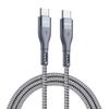 Cabo USB C para USB C Compatível com PD 65W 1m/2m/3m