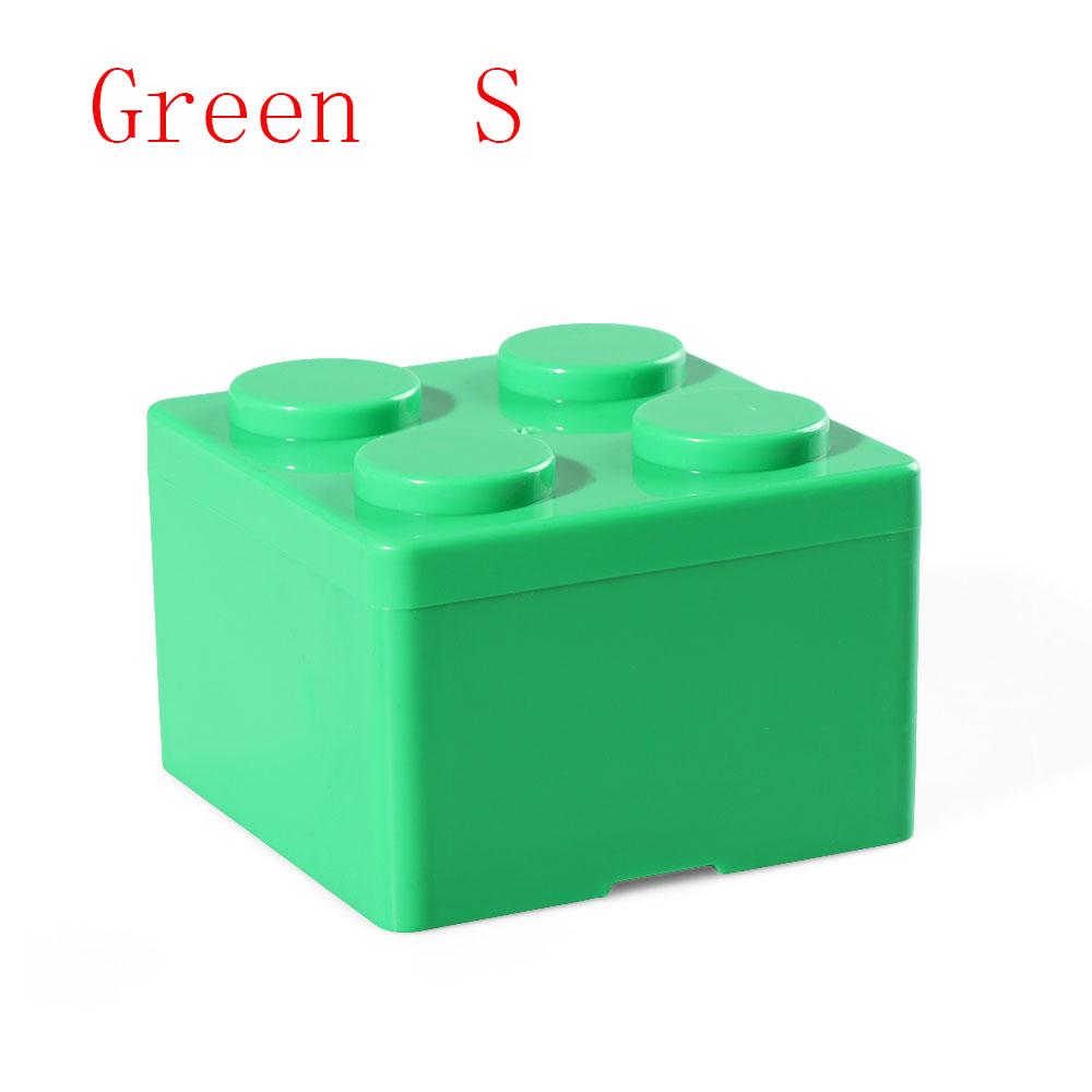 New Creative Storage Box Building Block Shapes Plastic Storage Case Saving Space Superimposed Desktop Handy Office House Keeping
