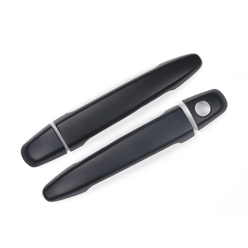 1 Set Car Side Exterior Door Handle Cover Trim Matte Black Fit for Toyota 4Runner SUV 2009 2008 2007 2006 2005 2004 2003