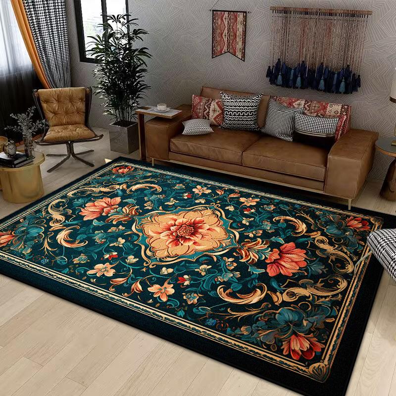 

Ретро Персидские Ковры для Гостиной Большие Ковры для Большой Площади Домашний Декор Прихожая Бохо Ковер Марокканская Спальня Прикроватный Коврик Роскошь 60*90cm