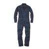 GRACE ENGINEERS GE430 30 Heather Navy All-Season Melange One-Pleat Long Sleeve Jumpsuit, Size M