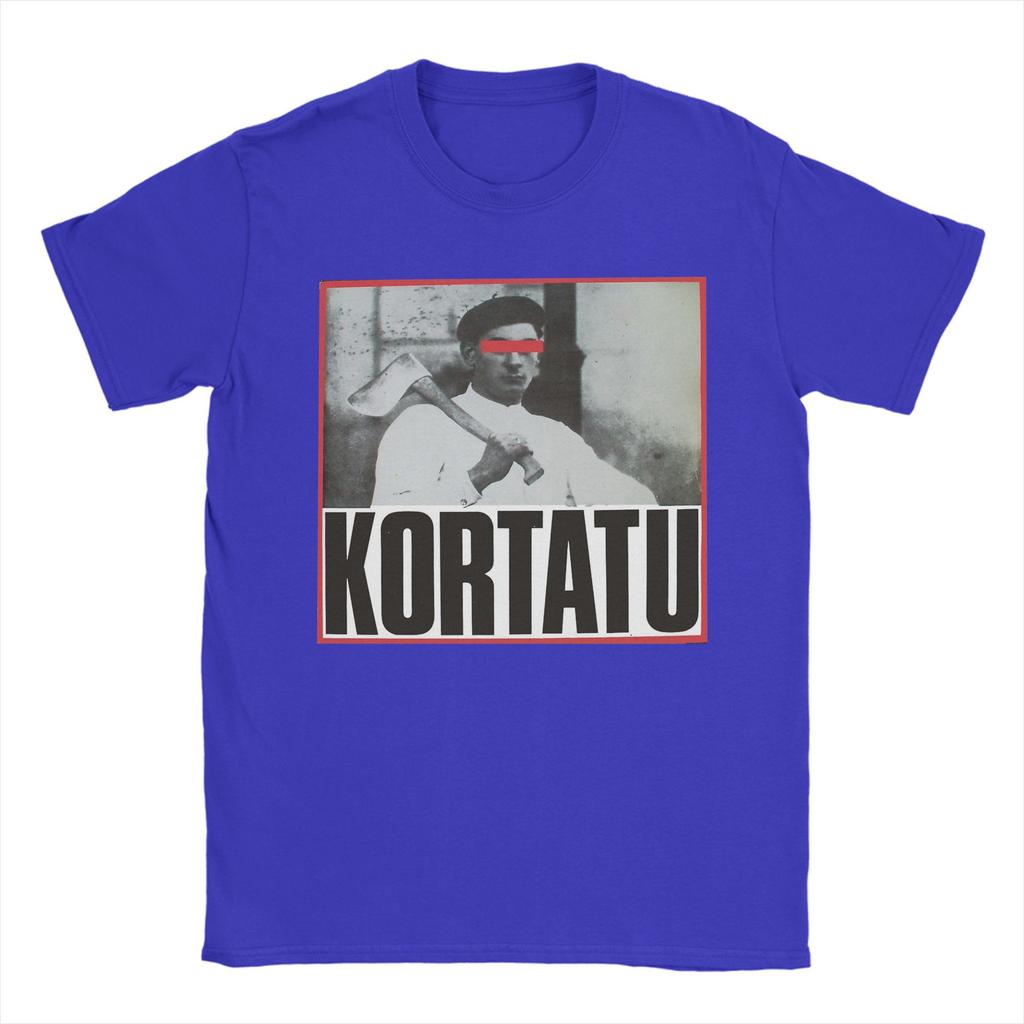 Unisexs Band Kortatu Event T Shirts Pure Cotton Clothes Vintage Short Sleeve O Neck Tees Plus Size TShirt