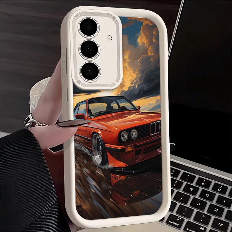 Phone Case for Samsung Galaxy S26 S25 Ultra S24 FE Classic Vintage Retro Car Shell S23 Plus S22 + S21 S20 5G Soft Silicone Funda