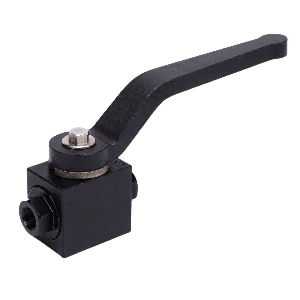 1 8 Inch NPT Brake Line Lock Shut Off Valve Fitting 8000 PSI Aluminium Billet for Brake Fluid Water Fuel Air Black