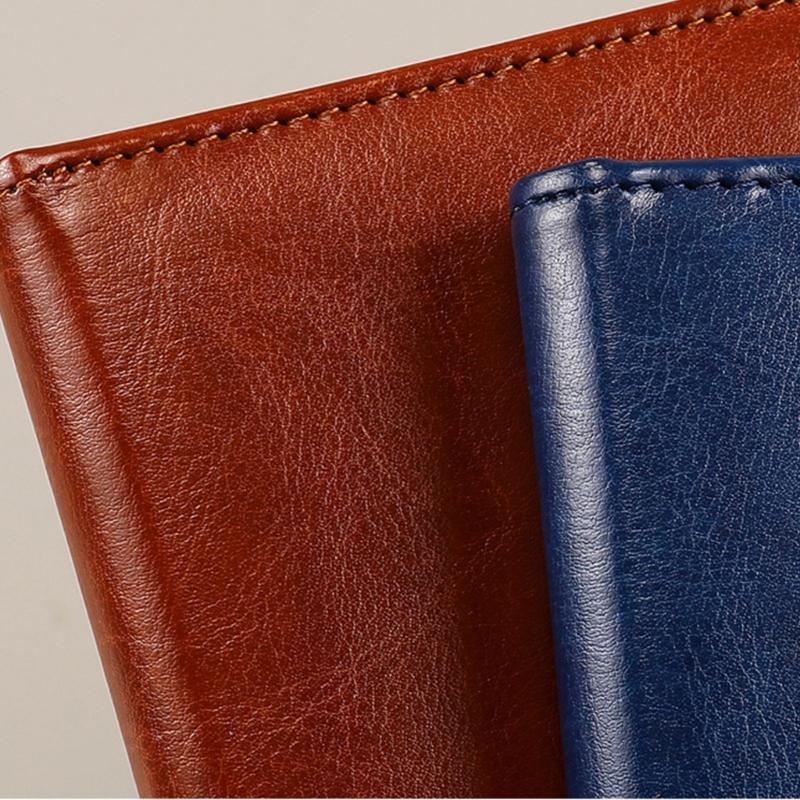 Business Conference Folder Leather Clipboard Folder Letter Size Document Folder with Card Pocket Storage Pocket Pen Slot