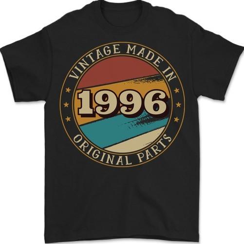 30th Birthday Vintage Made In 1996 Mens T-Shirt 100% Cotton 3XL