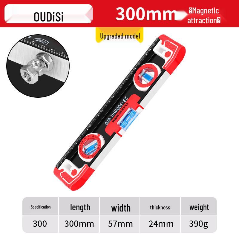 60 High-Precision Strong Magnetic One-Meter Level for Bricklayers
