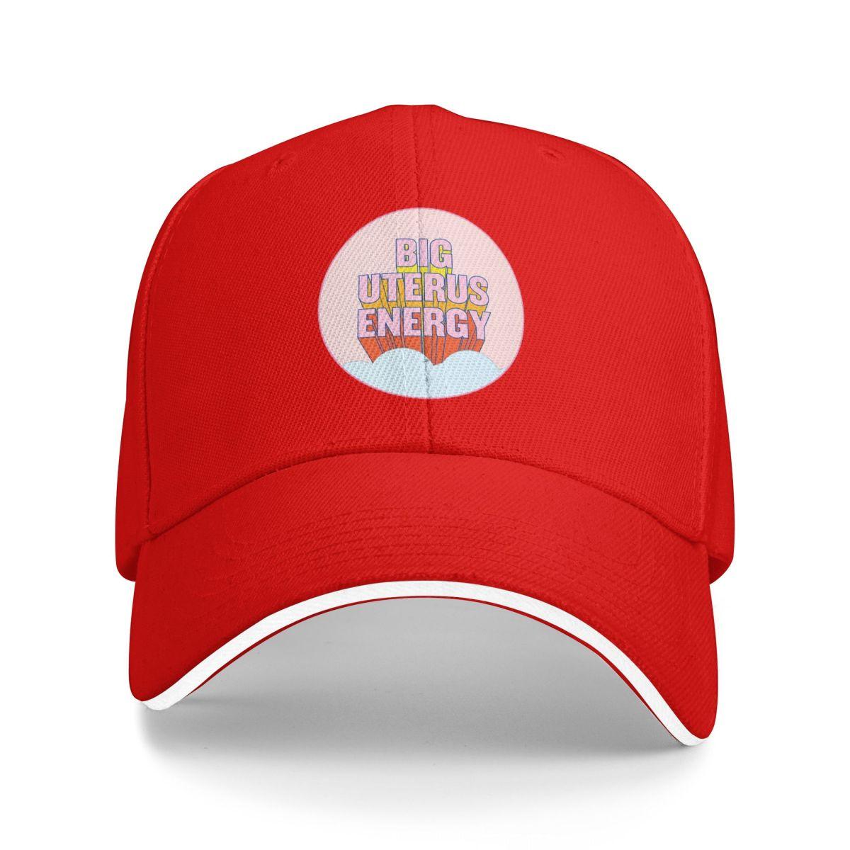 Unisex Baseball Hats BIG UTERUS ENERGY uterus Optional Outdoor Streetwear Summer Sports Baseball Caps Hip Hop Cap Casquette One Size